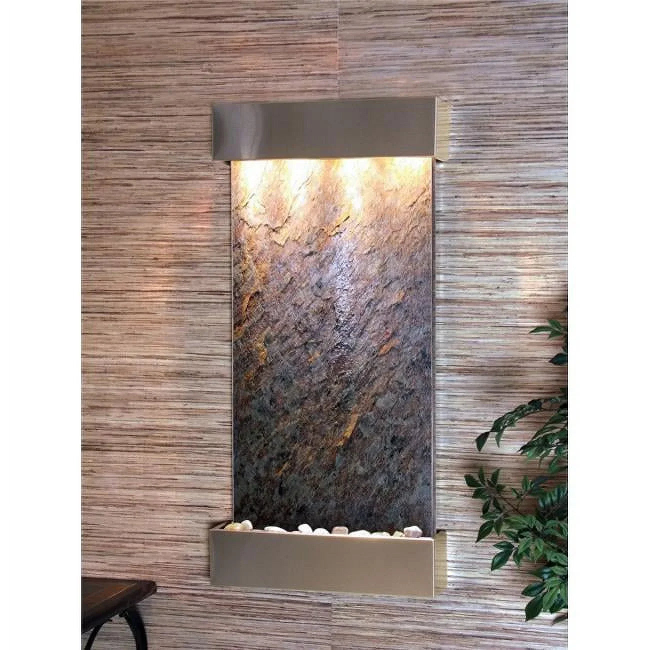 Whispering Adagio Wall Featherstone Stainless Creek WCS2012 Steel Fountain Green