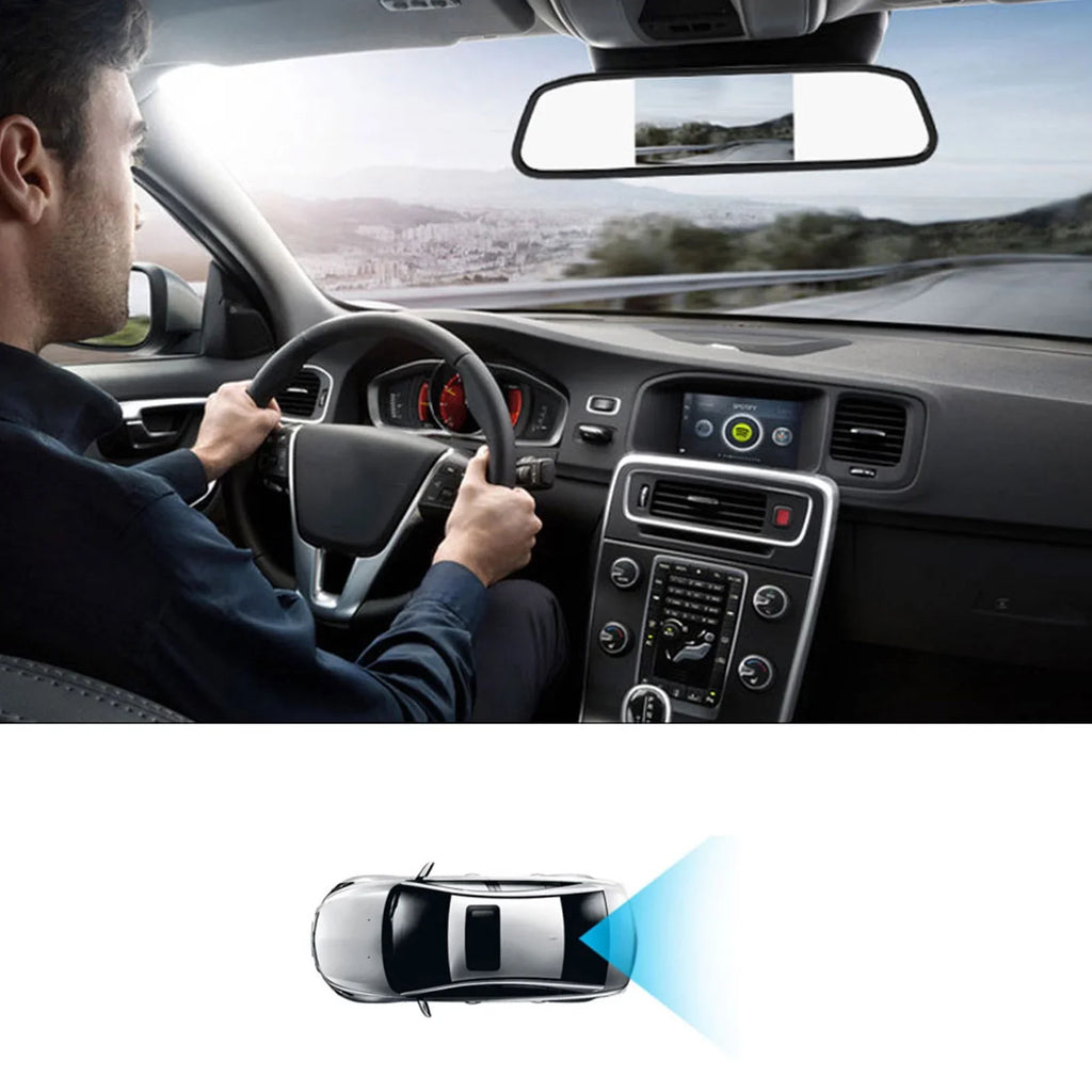 Vehicle Car Mad 5.0" Universal Camera Hornets 170 TFT 2-DAY System Monitor Kit Mirror LCD +