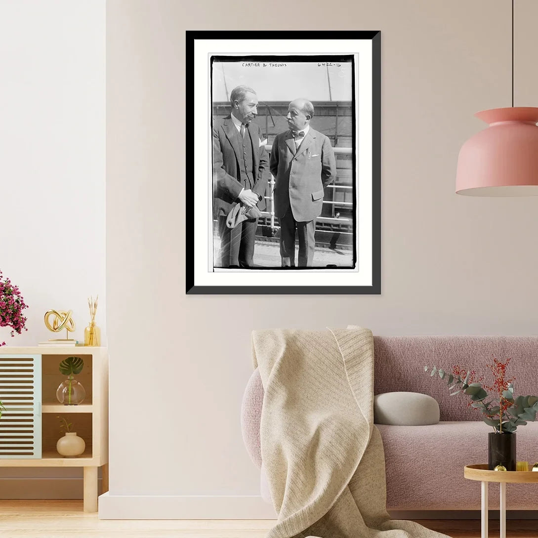 Theunis, 17-7/8" & x Cartier Historic Framed Print, 21-7/8"