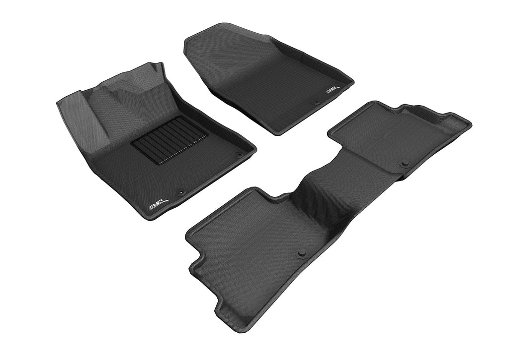 (BLACK) KAGU KONA Mat 3D ELECTRIC 2019-2023 MAXpider - compatible Set Floor with HYUNDAI Full