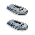 Excursion Pump Pack) (2 Person Intex Rafting 4 w/ Inflatable & Oars Boat Fishing