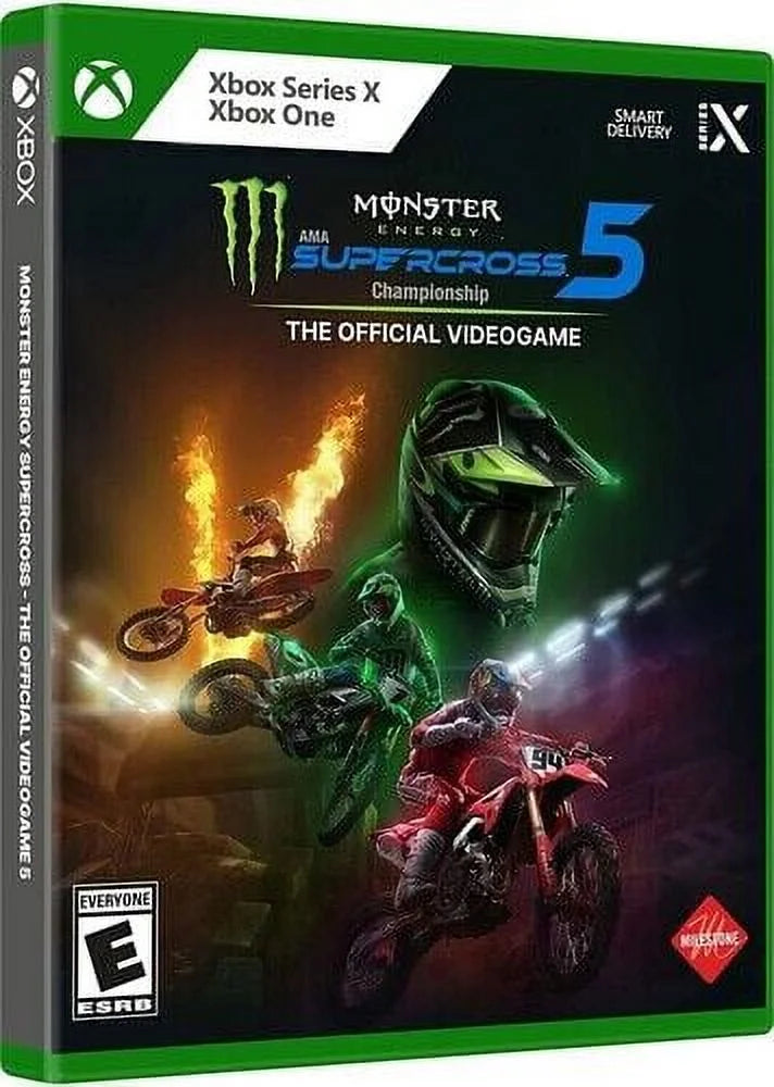 [New Game] Supercross 5 Energy for One Xb Video Monster Series Xbox X and Xbox