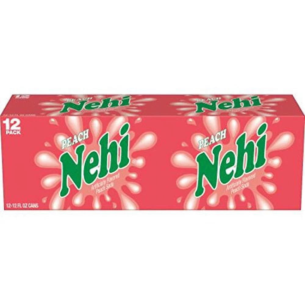 Cans) 12 Nehi Peach Soda, Ounce (24