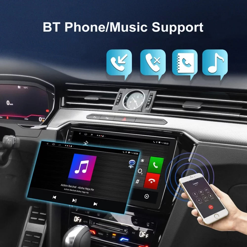 For Car Toyota GPS Carplay 9" 2+32G Cruiser Fj 2007-2014 Stereo Radio 12 Android Navi