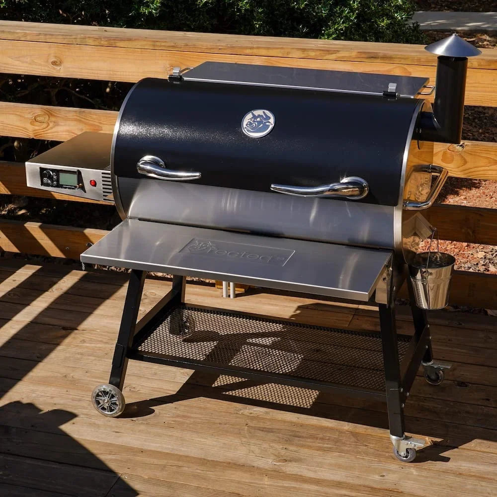 Front-Folding Add and Dishes Prep for Pellet Shelf Grill Your Wood | To More Pellet Work Grill Space