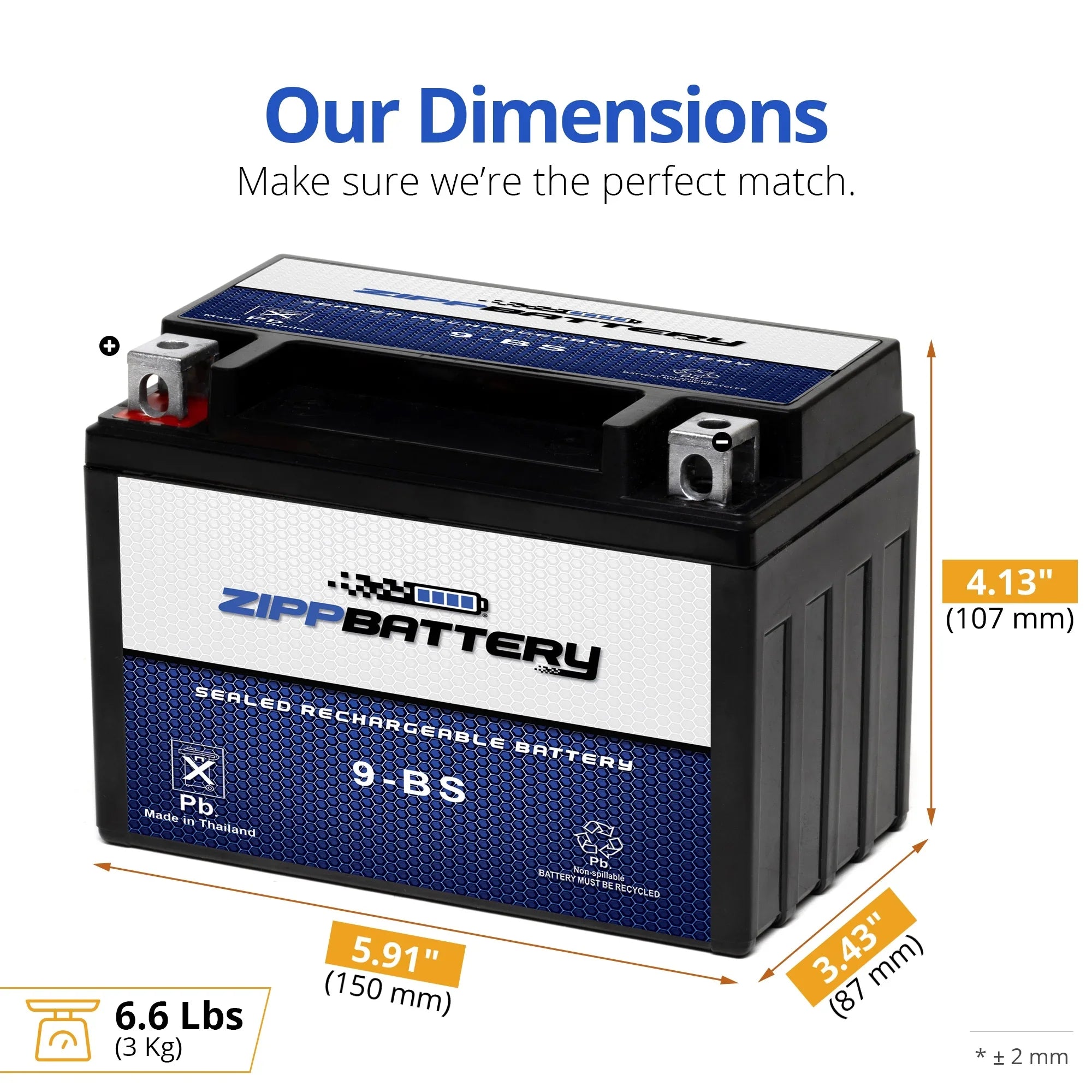 (9-BS Motorcycle for Battery Volt,8 120 Adventurer 640cc 2000 Zipp 12 Ah, Ktm CCA) YTX9-BS Duke Battery