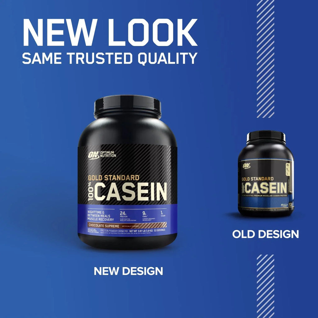 Protein Chocolate Optimum Nutrition, g 100% 24 Gold 25 1.87 Powder, Servings Supreme, Casein, Standard lb,
