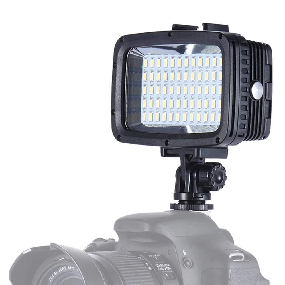 5500K Video Cam Yi Mount Ultra 3 SJCAM & Studio Diving Hot 3 Waterproof 10 F Shoe Photo DSLR 1800LM Bright 40m w/ Modes for + * Andoer 60pcs Lamp Fill-in Underwater for