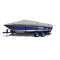 O/B 92" Fishing SavvyCraft Pro Boat Style Bass Trailerable Cover Grey 18'6" x