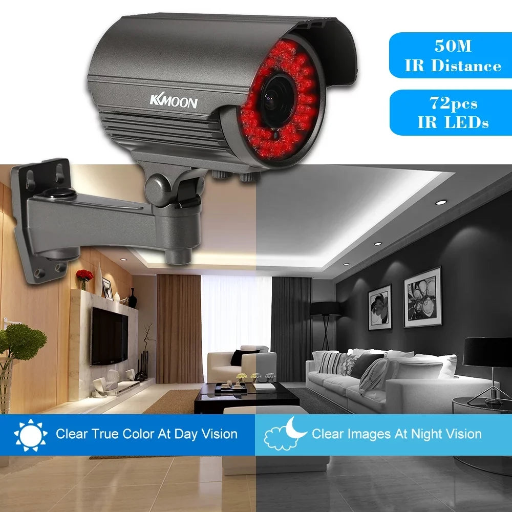 AHD Andoer Night Zoom Indoor LEDS, 72 IR 1/3â?CMOS CUT, Vision, Analog Varifocal 1080P IR CCTV Camera, Lens, Manual 2.0MP, Weatherproof