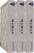 24-1/2 UF-4162511-3 x 3-5/8), (Actual Replacement MERV Size Pleated United x Pack 16x25x4 Furnace 3 15-1/2 Air Filter, 11 Filter
