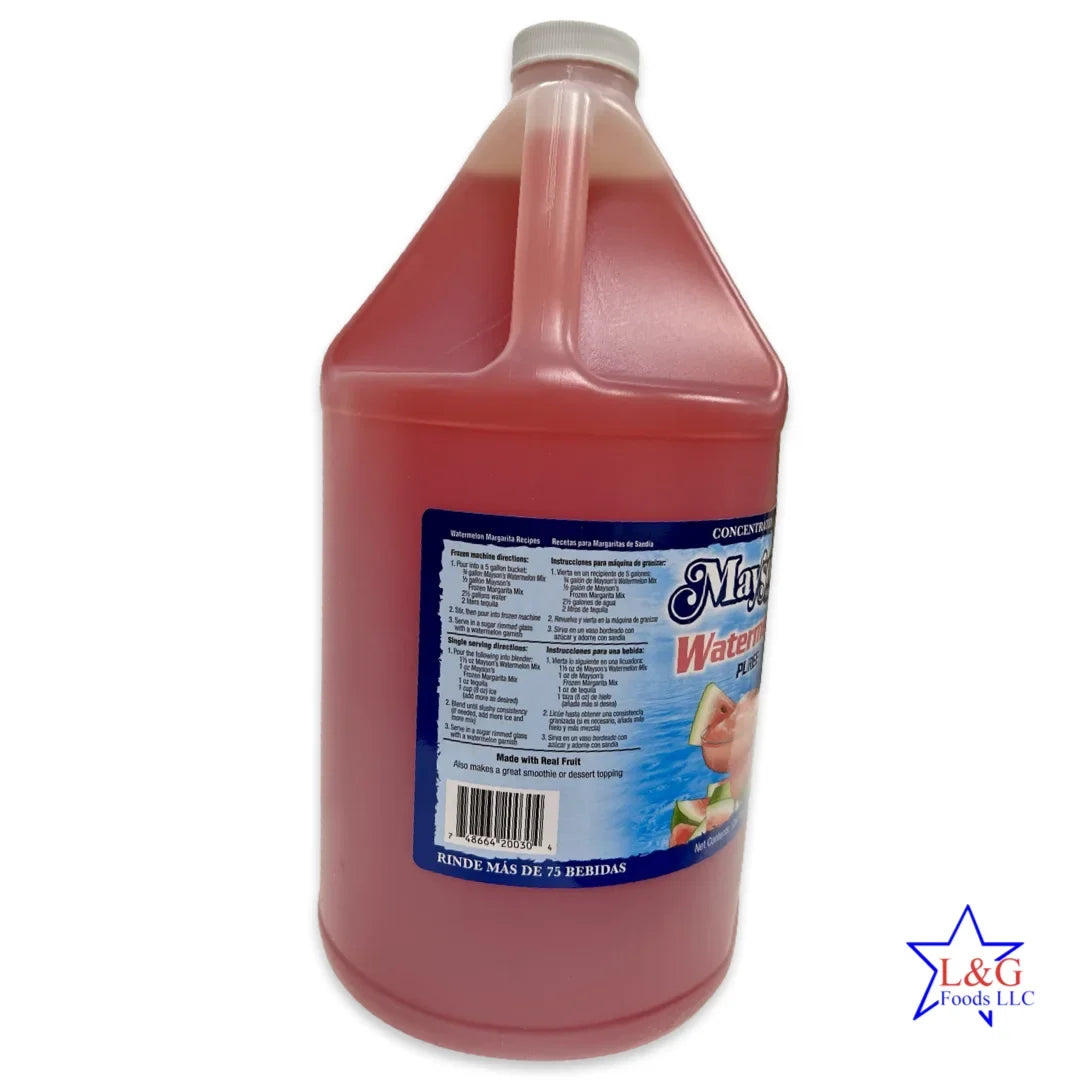 Drinks 1 Gallon, - makes (Restaurant Watermelon 75+ Puree Style) Mayson's