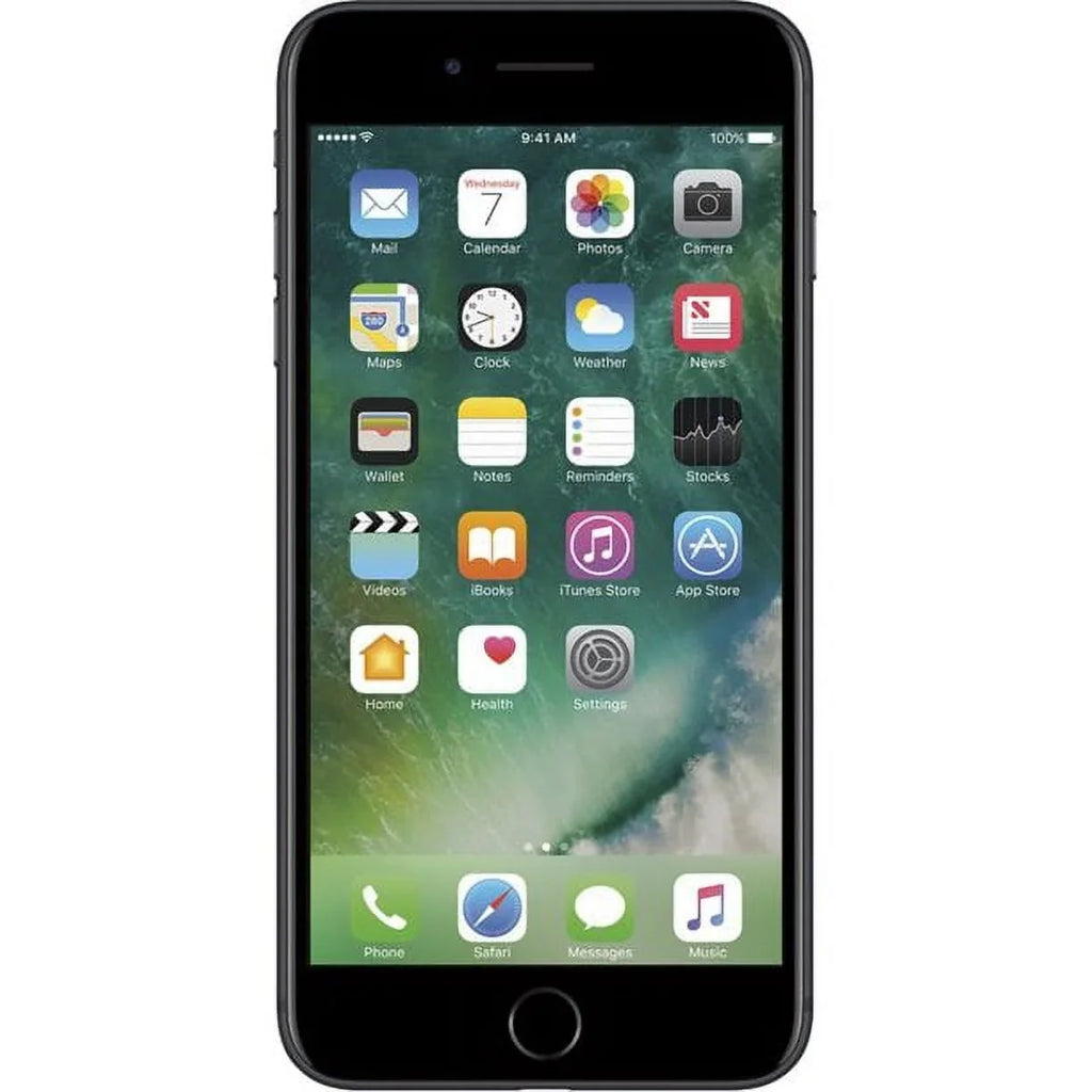 Black Plus Restored iPhone (AT&T 7 (Refurbished) 256GB Apple Smartphone Locked)