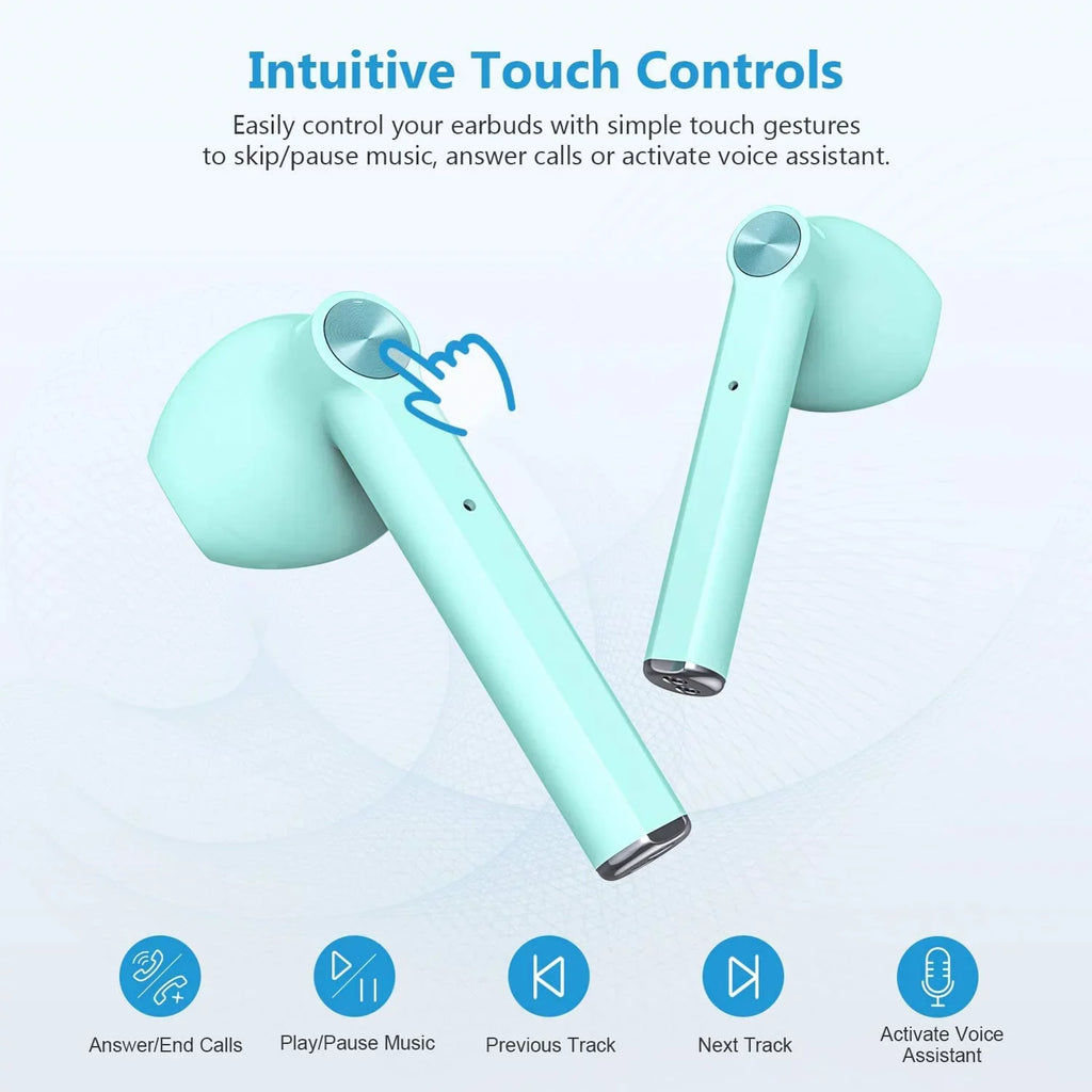 With Pixel 7/Pro/6a/6/Pro Case True Stereo Wireless Earbuds Mic - Headset Headphones Models Pixel Hands-free Google Compatible Phones Charging TWS Earphones 7/Pro/6a/6/Pro for