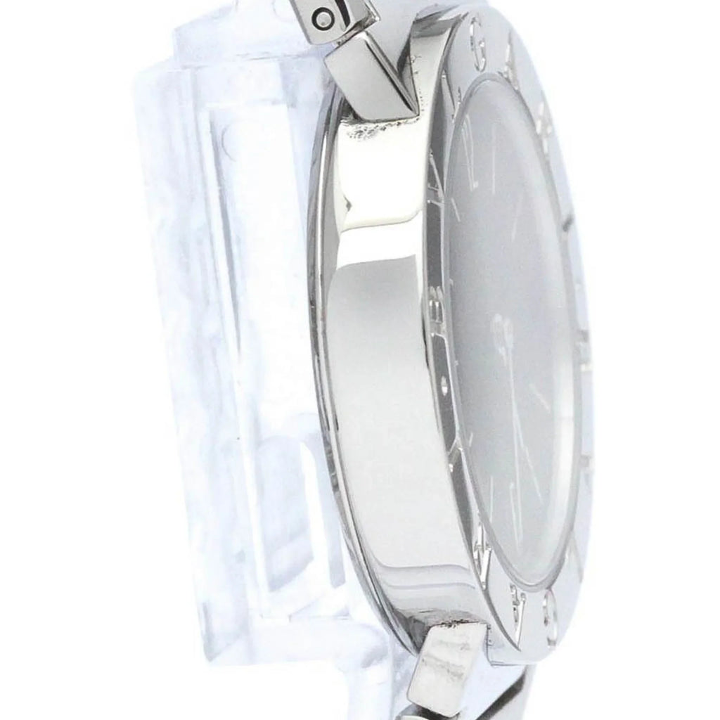 Steel Unisex Bvlgari BB30SSD (Good) BVLGARI Quartz Polished Watch Pre-Owned BF565431 Bvlgari