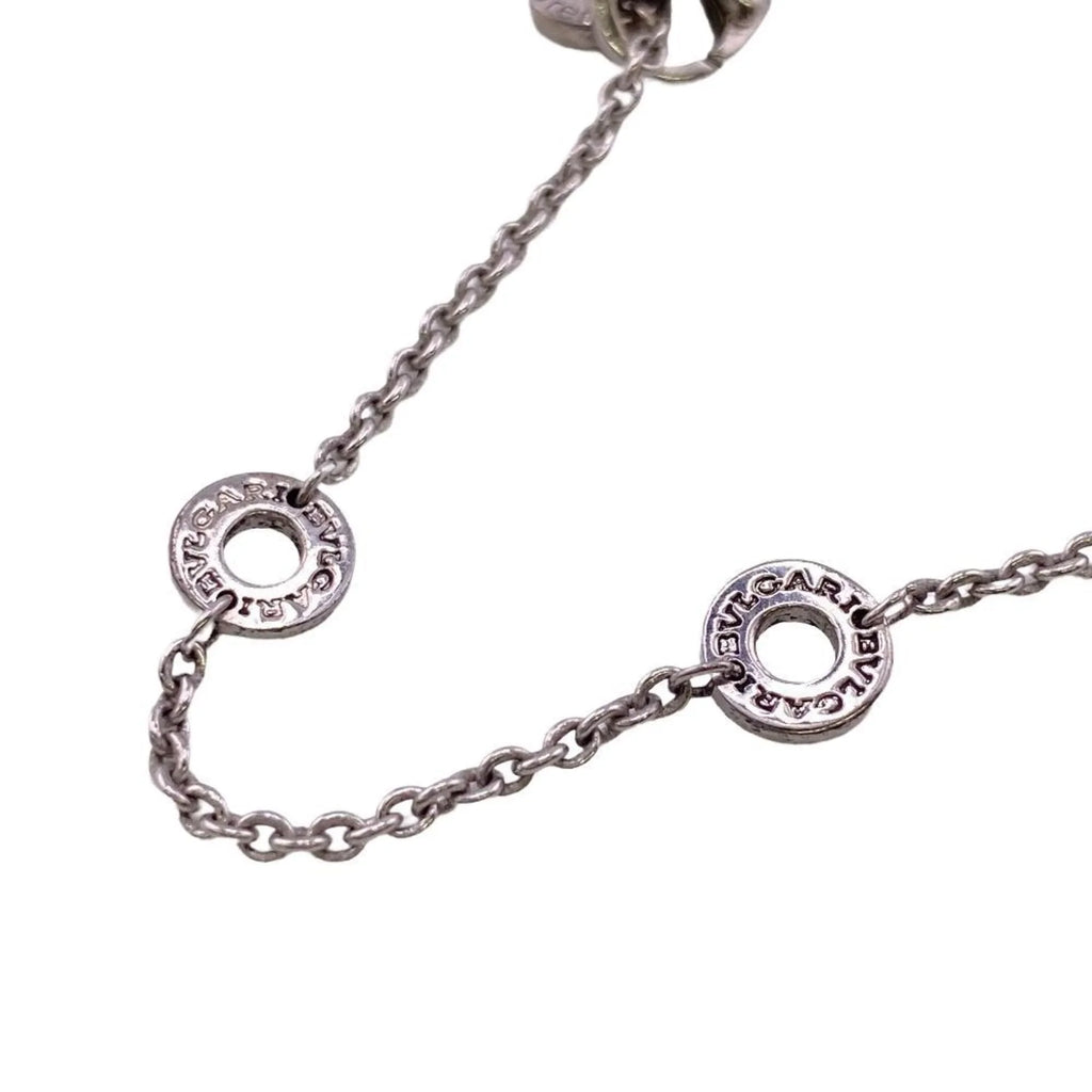 the Charity B. BVLGARI Necklace Pre-Owned Women's 925 Zero Black Z0005229 Men's (Fair) One Children Save