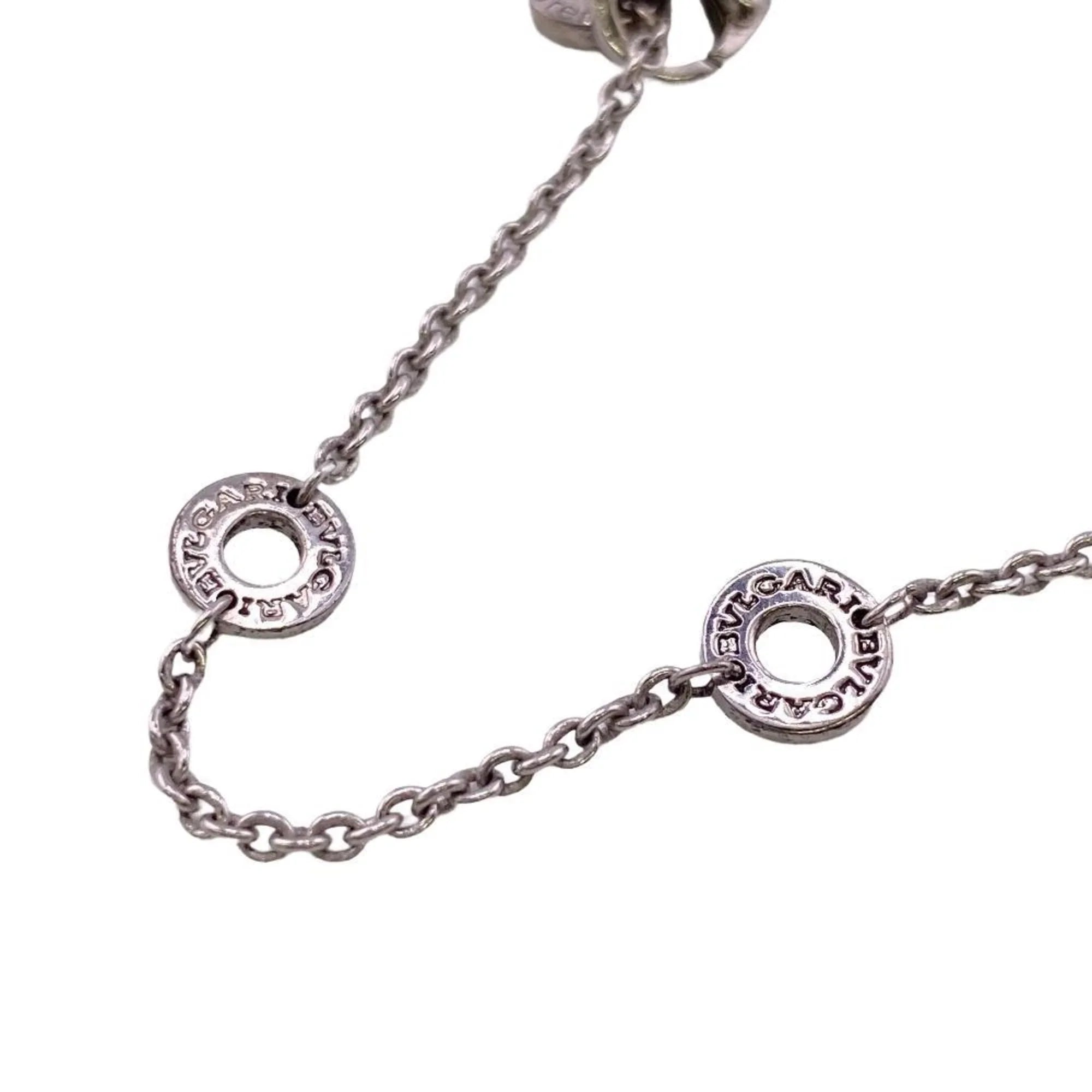 the Charity B. BVLGARI Necklace Pre-Owned Women's 925 Zero Black Z0005229 Men's (Fair) One Children Save
