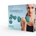 Lomi Teal DUMBBELLS New) 2x (Like 10-lb