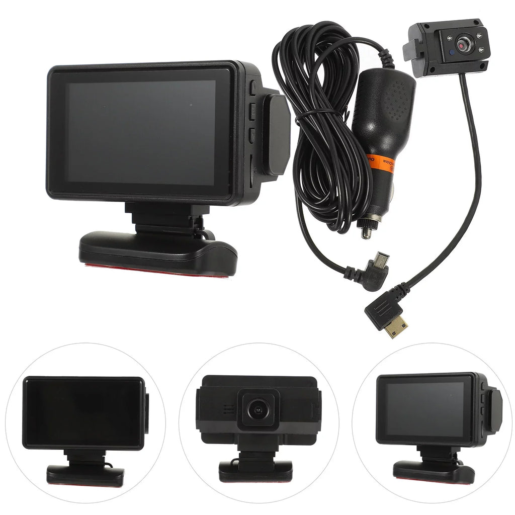 Cheefull Night , Dash Cam Camera Loop-Recording Cars,Dual and Parking & Dash for with Vision, Mode Built-in IR G-Sensor, Inside 1080P GPS, Front