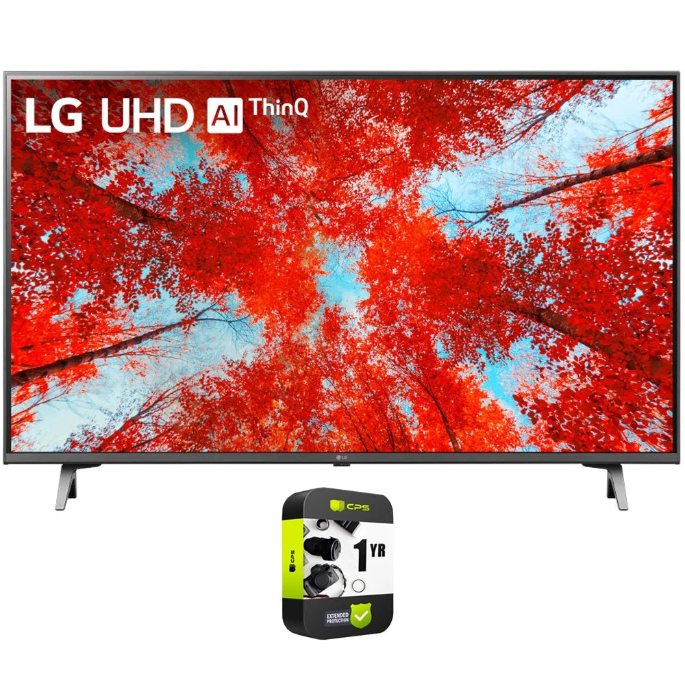 1 50 Protection 50UQ9000PUD CPS Bundle TV YR with Pack 4K 2022 UHD Enhanced LED Inch HDR LG