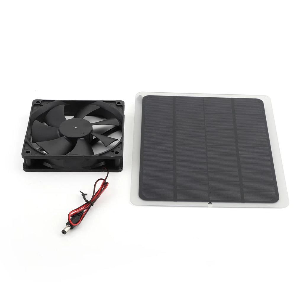 Portable Pet Cooling Ventilation Powered Panel House Houses 10w TOPTENG Outdoor Mini 12V Chicken Fan Ventilator Kit, For Solar Fan Greenhouse Solar Kit, Camping