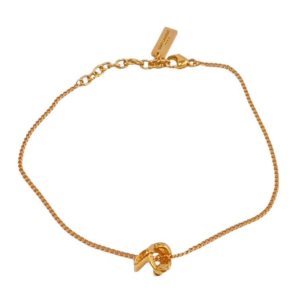 LAURENT Pre-Owned (Good) Gold Women's Bracelet Z0006130 SAINT YSL