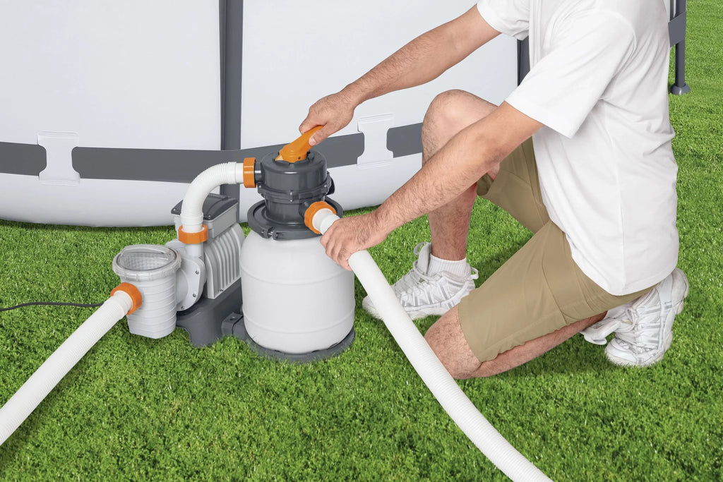1500 Pool Sand Above-Ground Gallon Flowclear Filter Pump