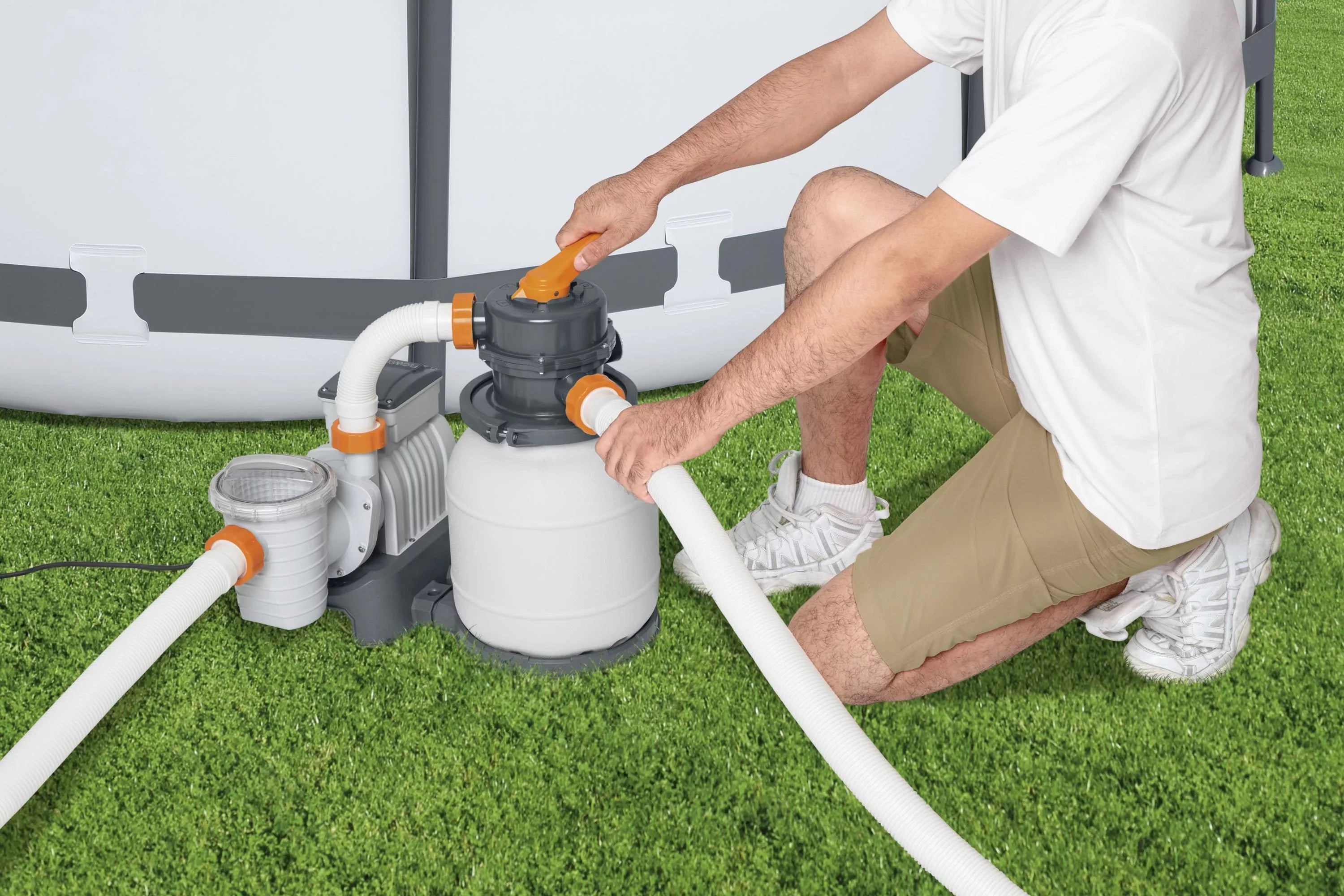 1500 Pool Sand Above-Ground Gallon Flowclear Filter Pump