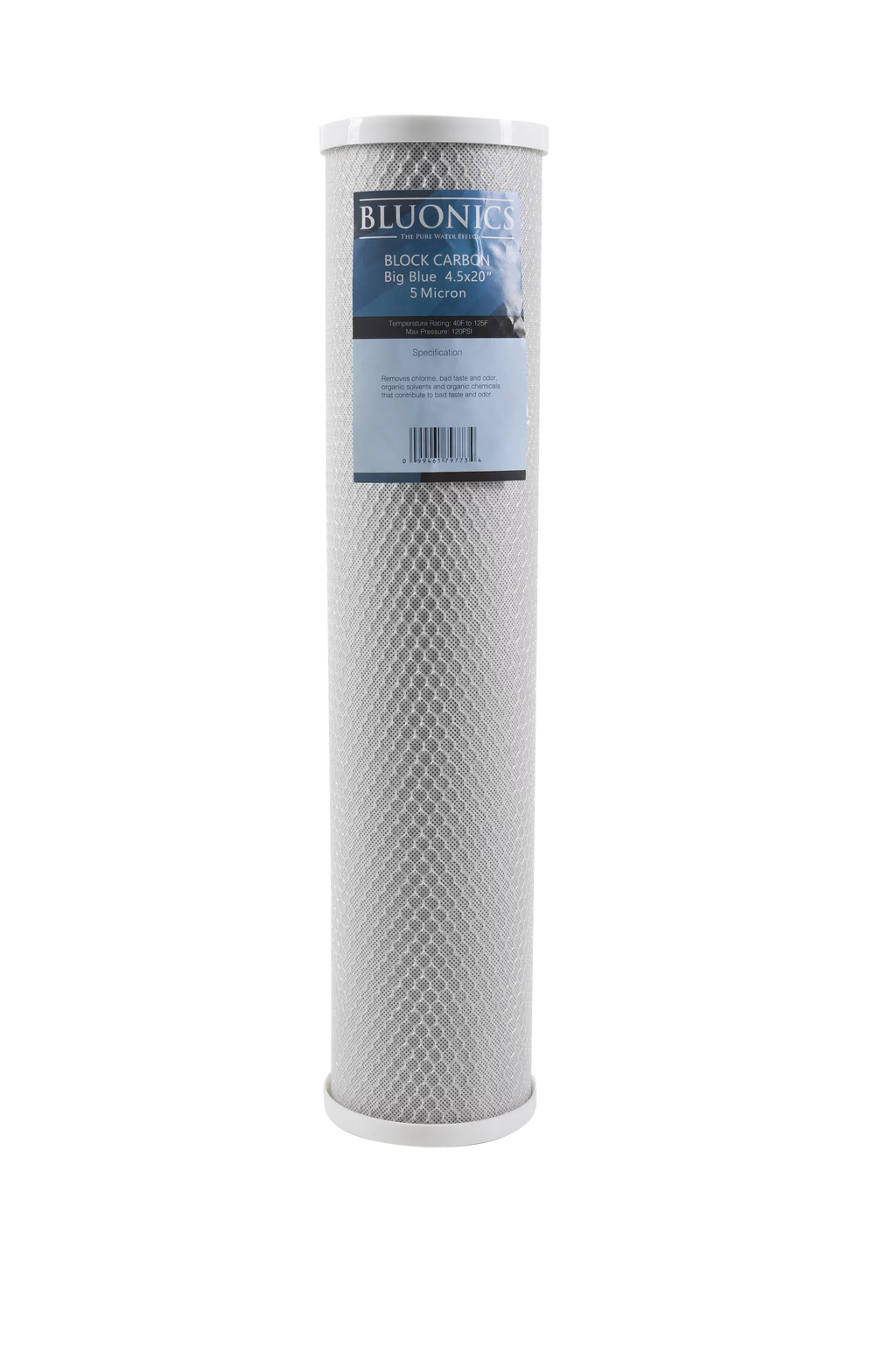 Filter Water House 20" & Housings Carbon Two Blue Filters Blue Clear Whole Sediment w/Pleated Transparent Big