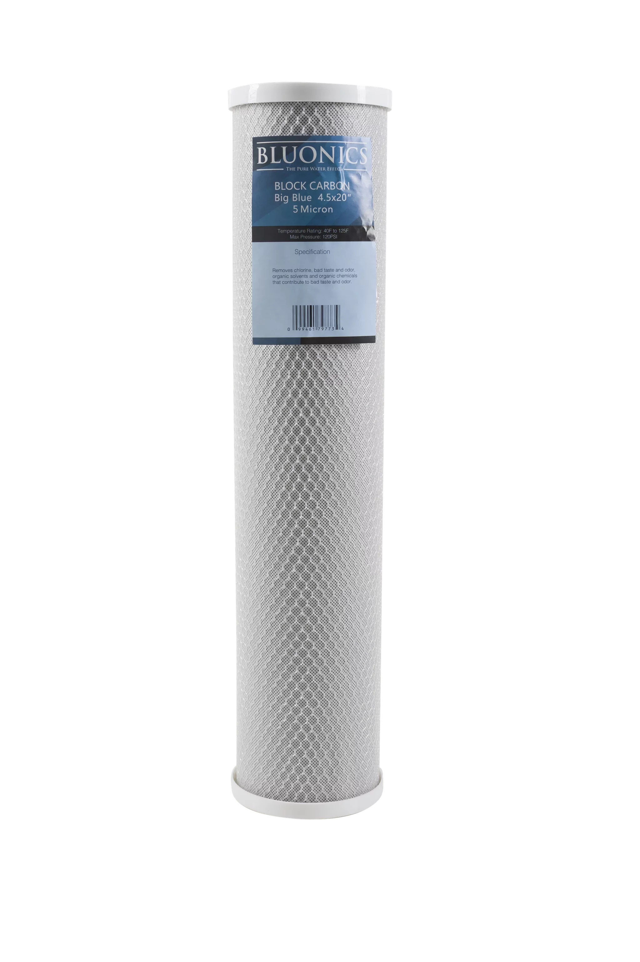 Filter Water House 20" & Housings Carbon Two Blue Filters Blue Clear Whole Sediment w/Pleated Transparent Big