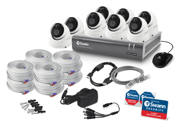 SWDVK-84580V8D 8 Security Channel Camera 8 - DVR Full System Swann 1080p HD