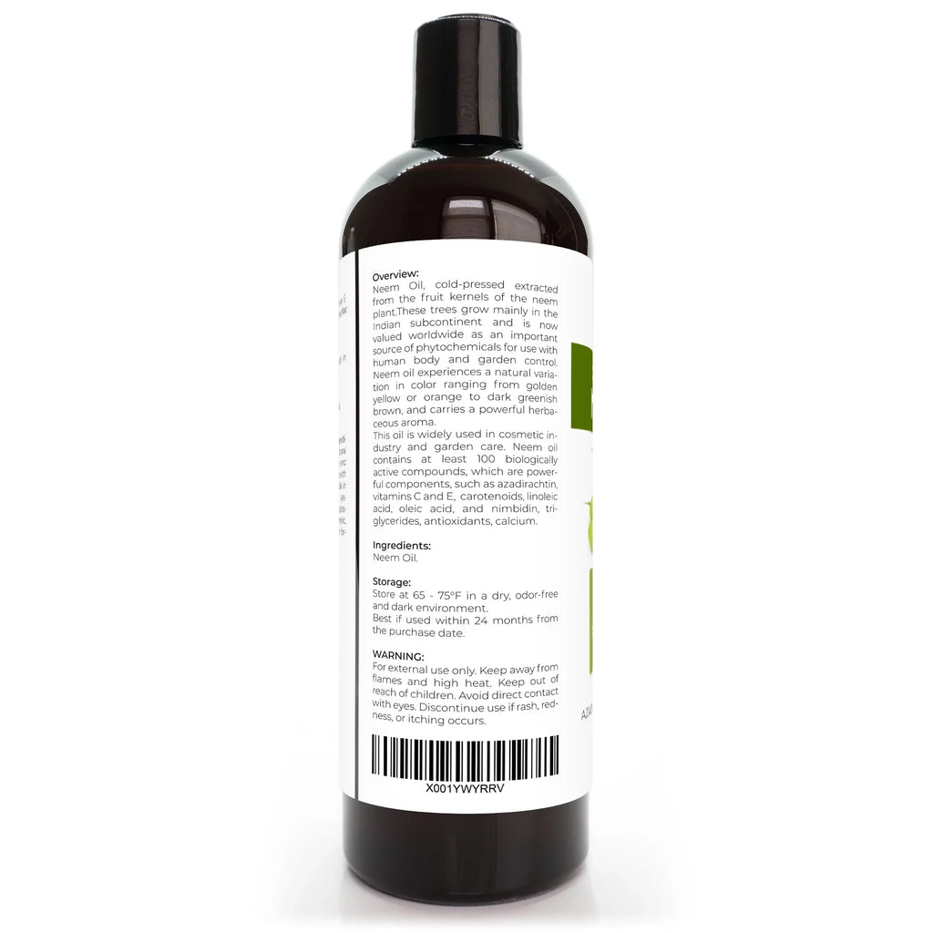 Body Organic | and Cold Hair, 100% USDA Skin - | Oil | Enjoy Virgin, Unrefined, Results Care Oil Pressed Carrier and 24 | Certified oz Velona Neem Use - Today Natural Pure
