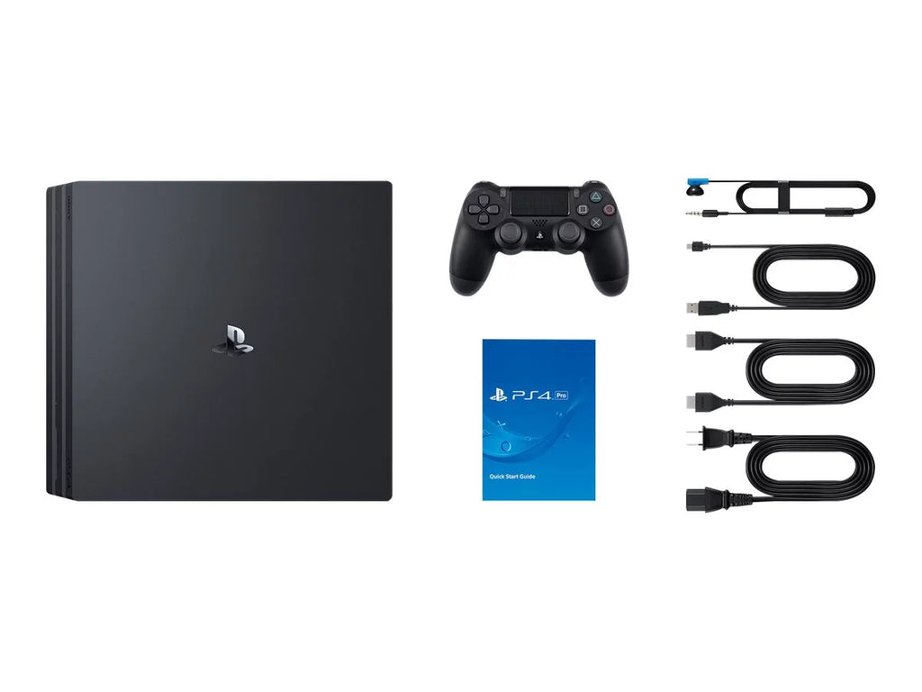 '- PlayStation TB Pro Game - 4 black HDR console 1 HDD 4K - Sony jet - -