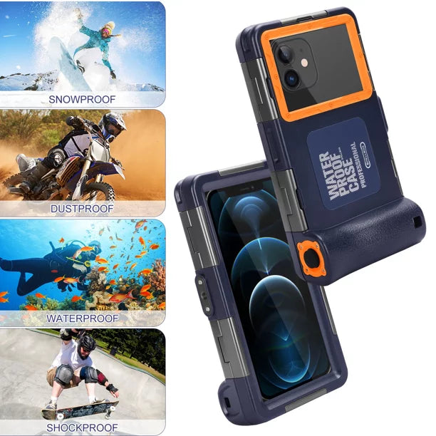 6.9 Protective Up LCD Professional Snorkeling for Case Underwater Mi Diving Waterproof Phones Swimming 4s Photo Inch [15m/50ft] Lanyard Xiaomi UrbanX Video all with Housing to And Surfing