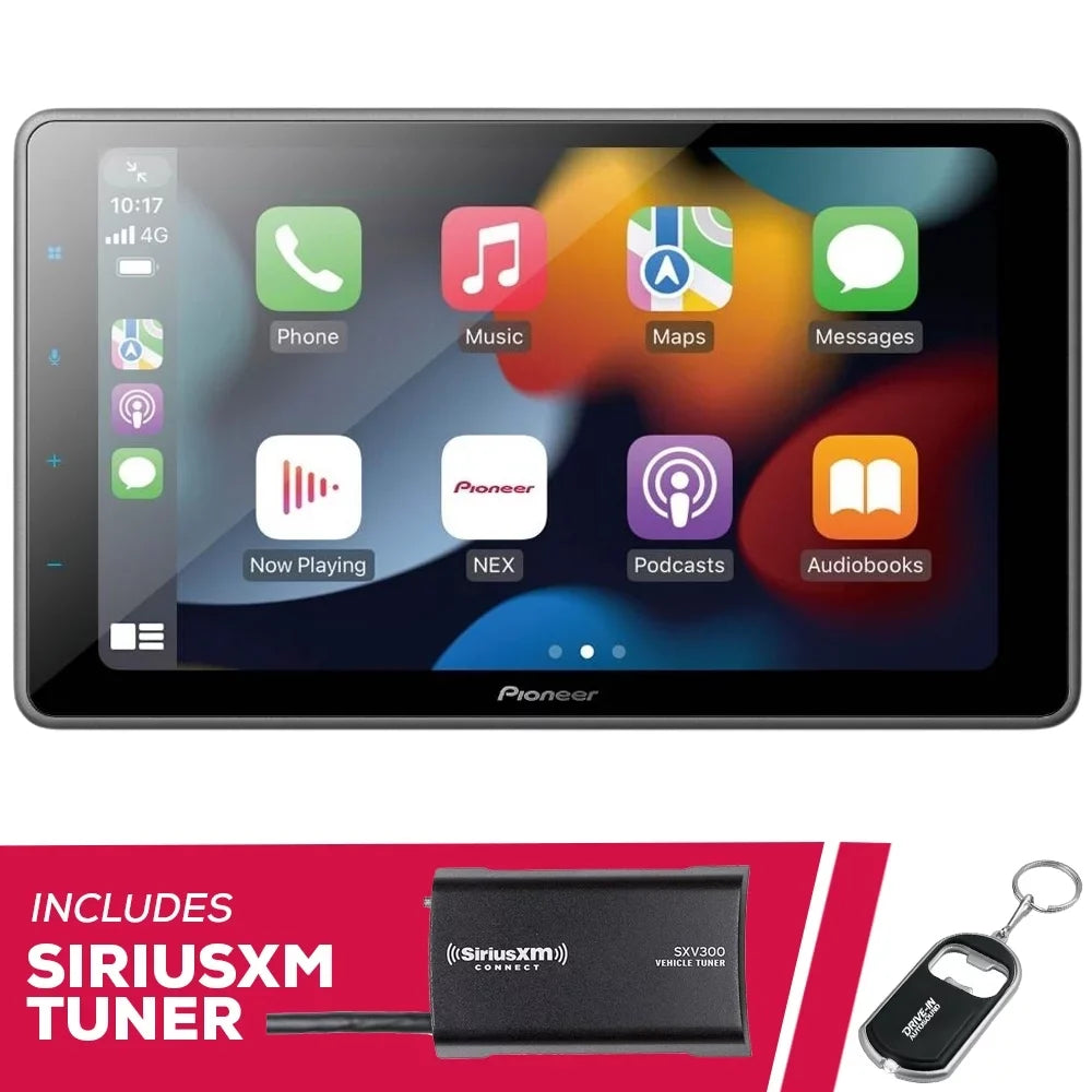 and SiriusXM with DMH-WT3800NEX Receiver Pioneer Tuner BackUp Camera 9" Media New