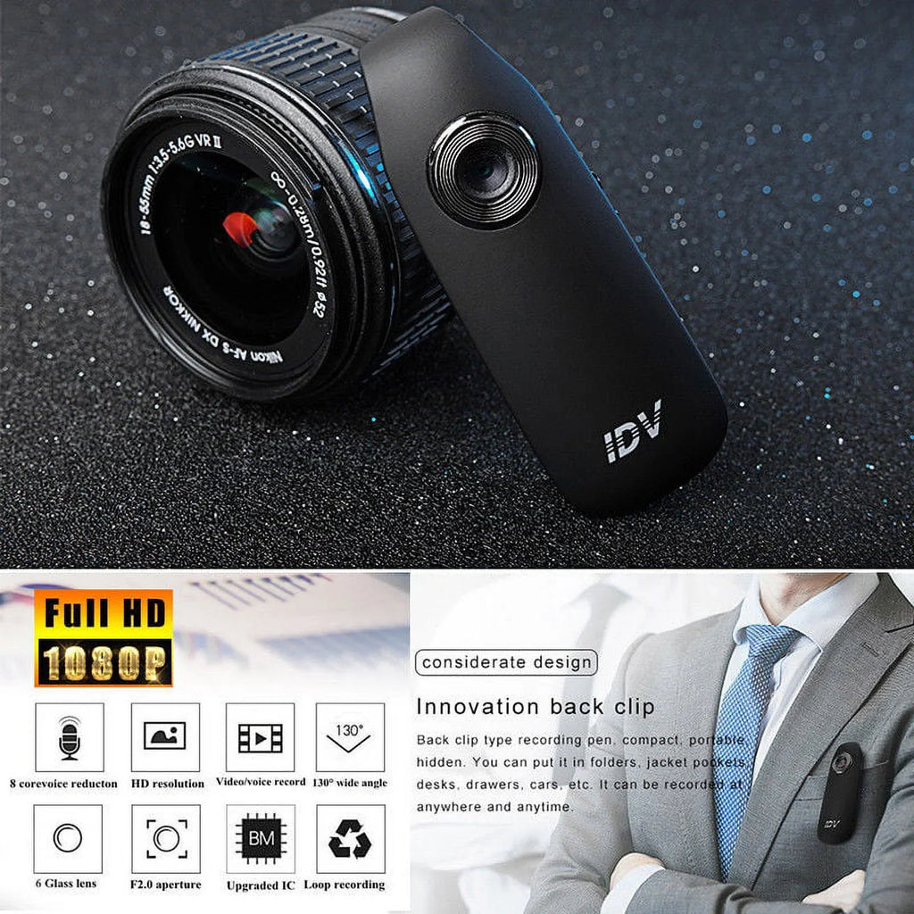 Motorcycle Dash Camera Motion Bike Police Body Camcorder 1080P Mini Cam Smart