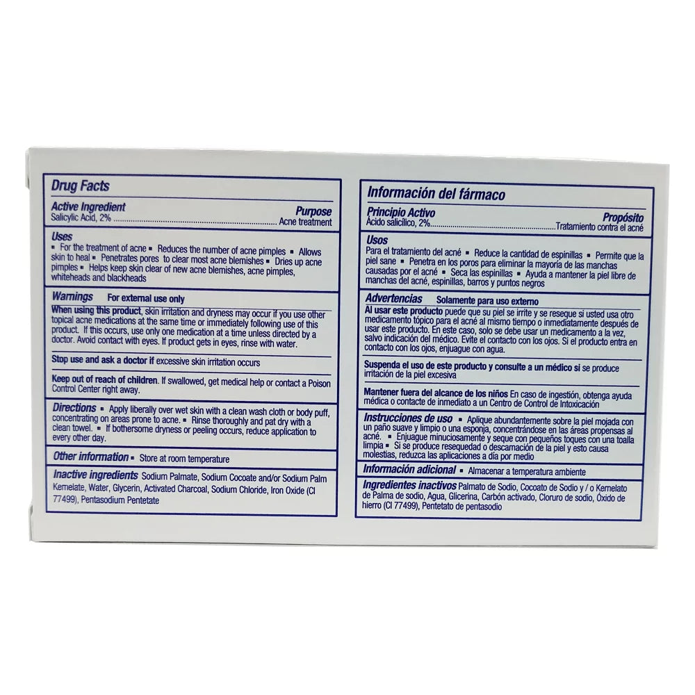 Acne Charcoal of Salycilic Soap 4 3 Blackheads. Bar Oily for and Asepxia Pack with Cleansing Skin Toxins. Impurities and oz. Removes Helps Acid.