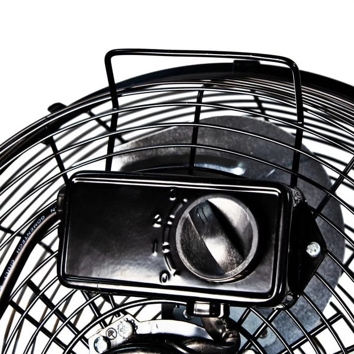 Adjustable Construction, Feet, Tilt, and Fan Zone Cradle/Floor Comfort 12â?3-Speed Handle, Carry All-Metal with Black 180-Degree Rubber