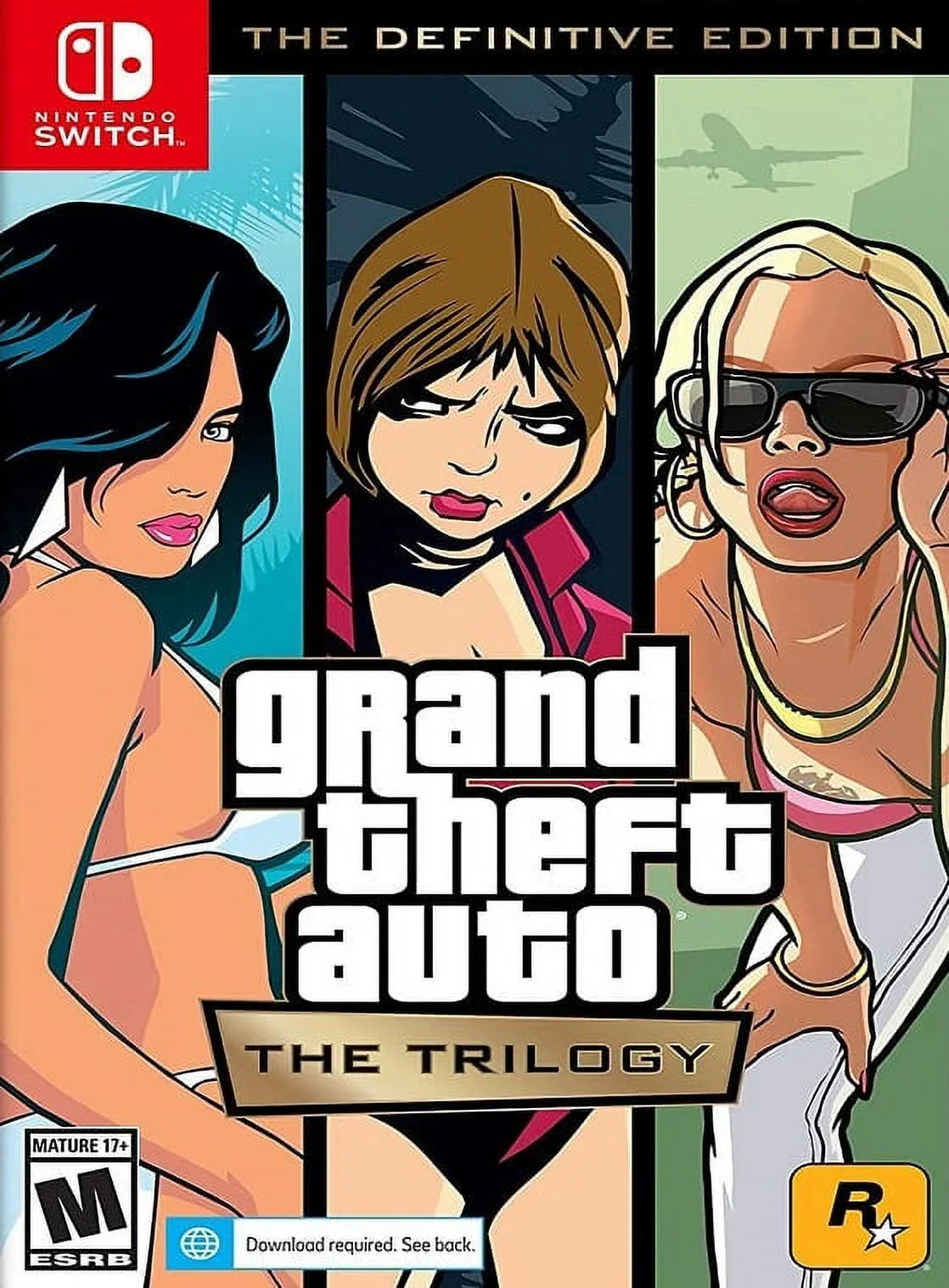 Trilogy Definitive Grand Restored Auto: - Edition 2022) ( Game Video The The Switch, Theft (Refurbished)