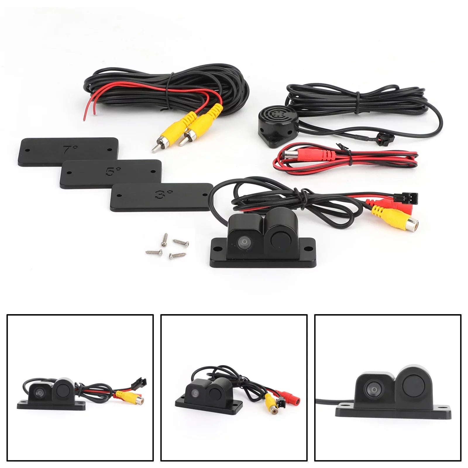 Alarm Radar + in Kit View 1 Park System Rear + Sound Camera Car Sensor Car 3