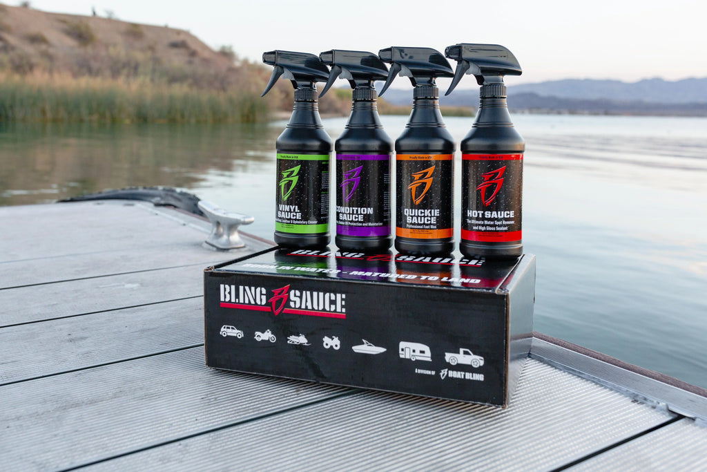 Sauce Kit, 20 Cleaner Bottles Variety Bling Bling Boat oz Four 4-Pack Boat -