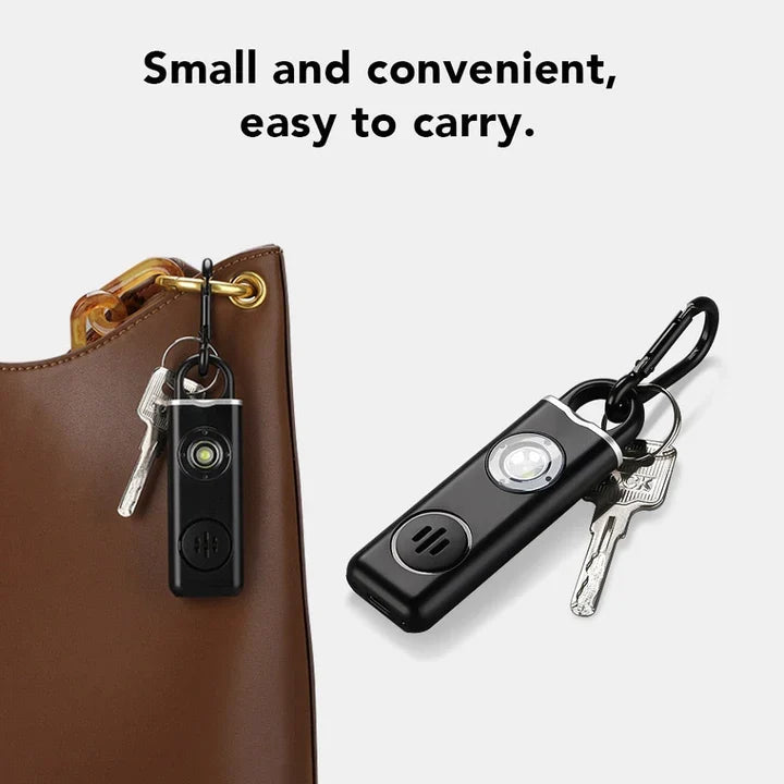 Keychain Panic - (Black) Alarm StickBoom Sos