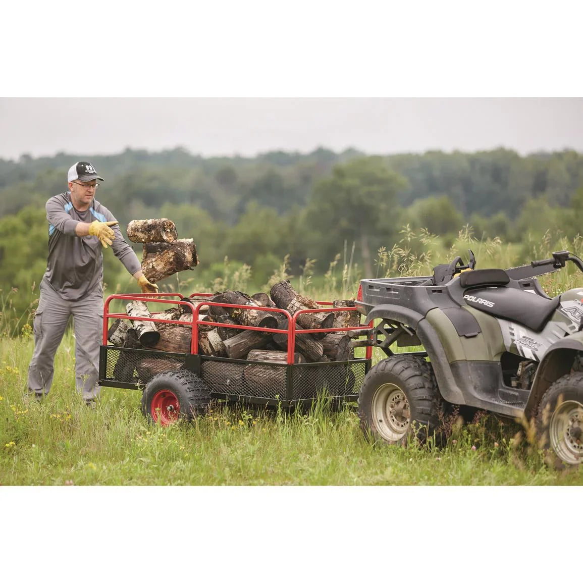 Gear with Wheels, ATV Carrier Duty Guide Trailer, Cargo Utility Carts Heavy