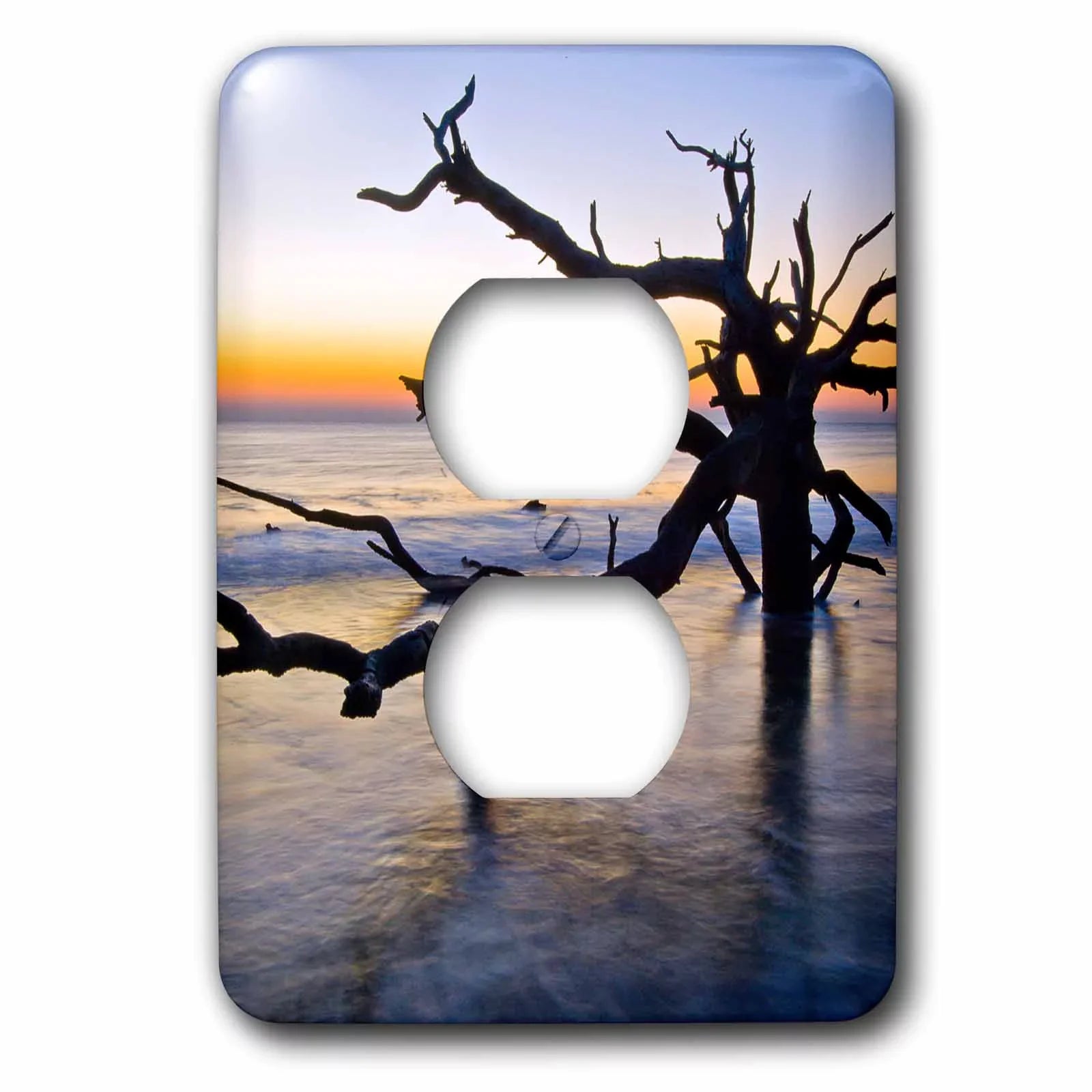 '- Georgia. Jekyll Plug tree, Island, Cover 3dRose 2 Outlet ocean USA, (lsp_278900_6)