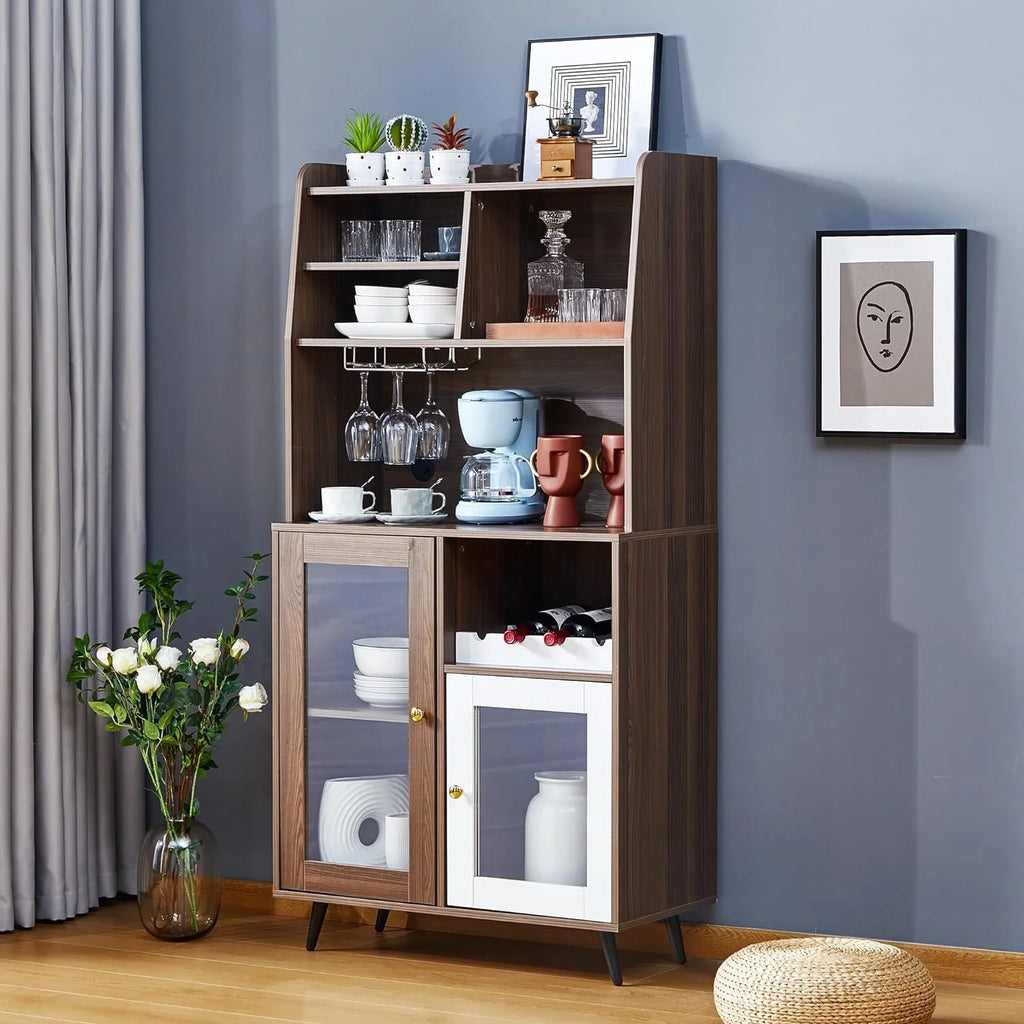 Mix and with Cabinet Cabinet Cabinets Dining Kitchen Bedroom Locker Living Locker TJUNBOLIFE Multifunctional Room Home Shelves Rack Locker Cabinet Wine Cabinet for of Room