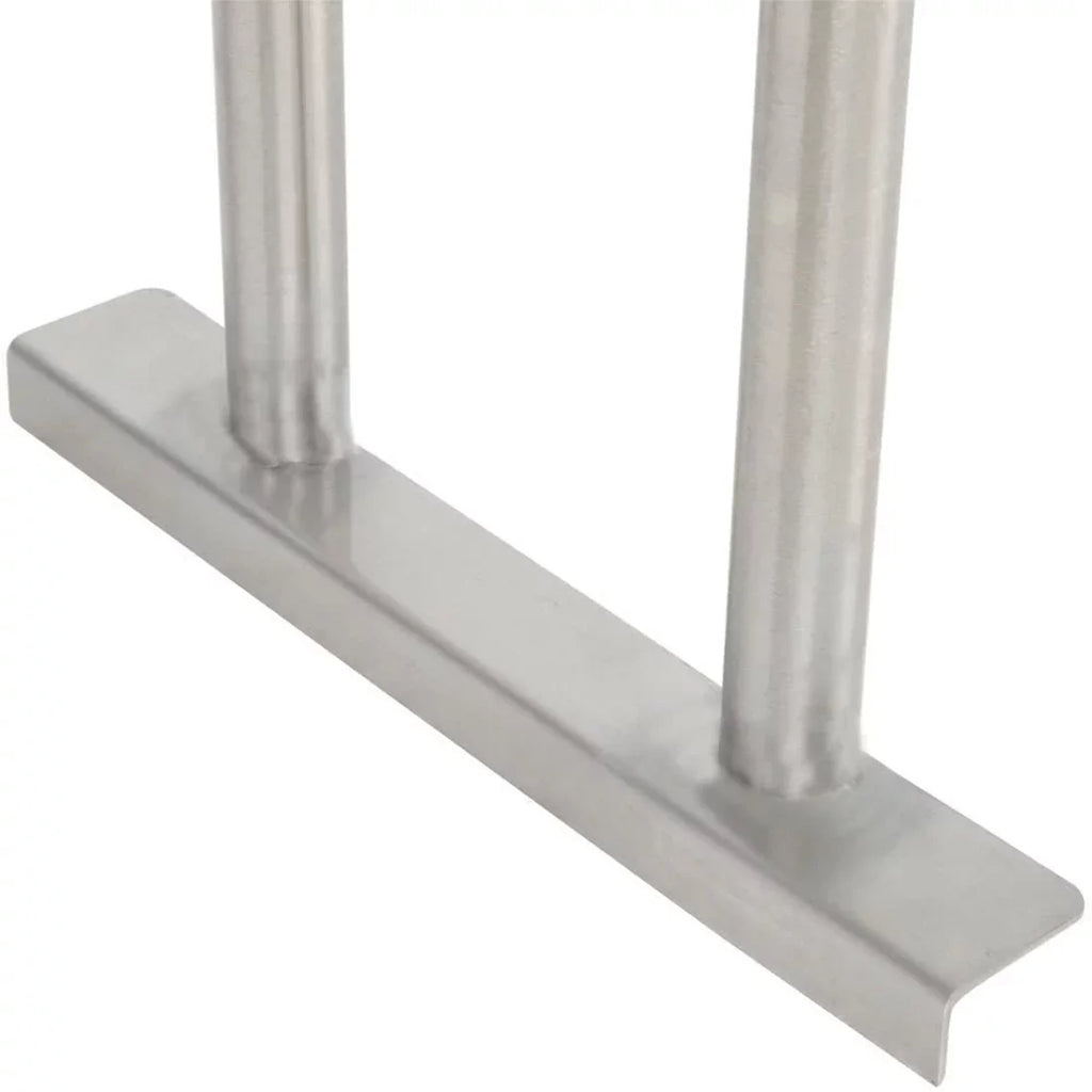 With Double Tier Table Metal Stainless Shelves Prep Kitchen | & 14" | Work Combo Wide 60" 12" Shelving Steel Overshelf Table Two x