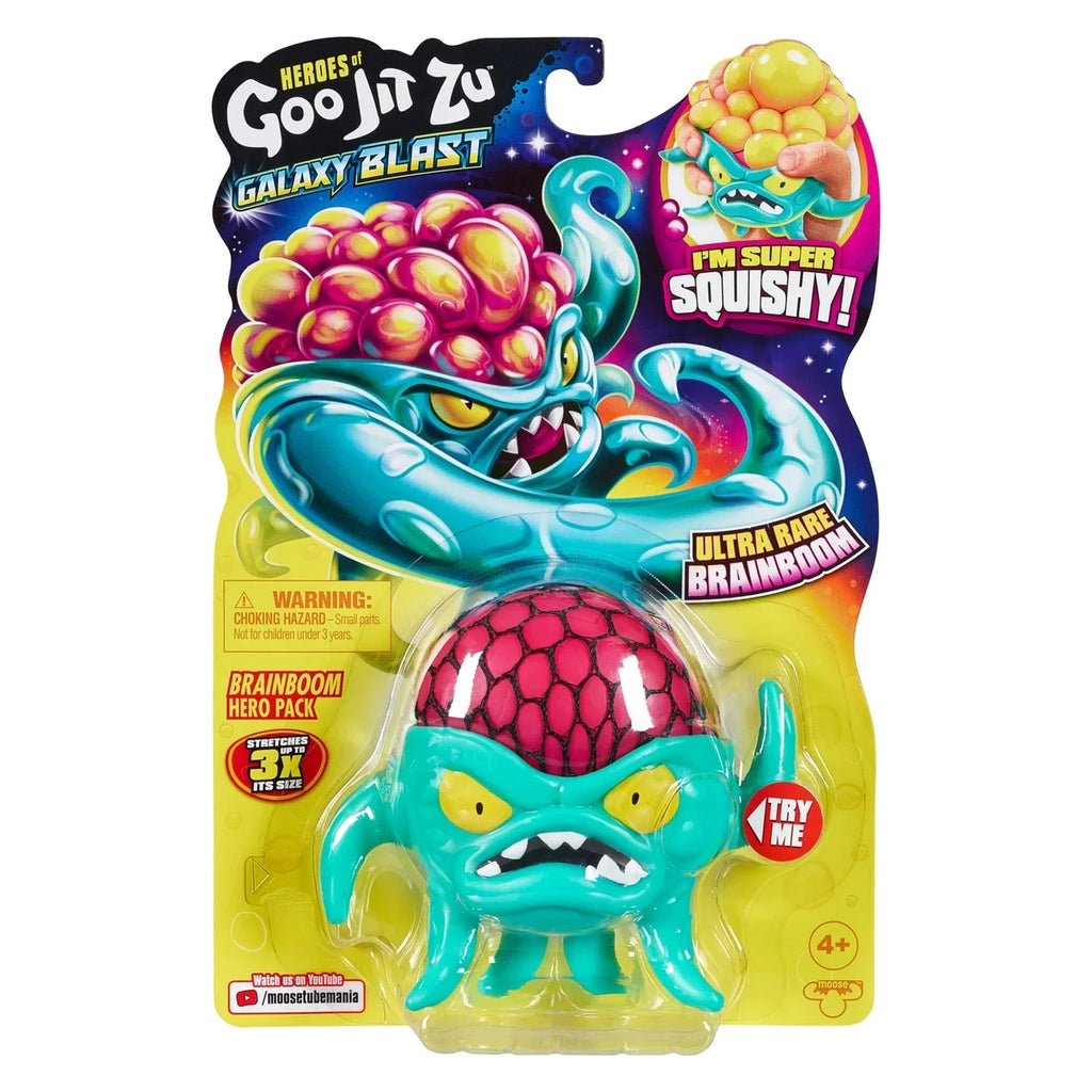 Hero Galaxy Super an Heroes Jit and with - Brainboom Rare Pack Blast Zu exploding Squishy of Ultra brain Goo