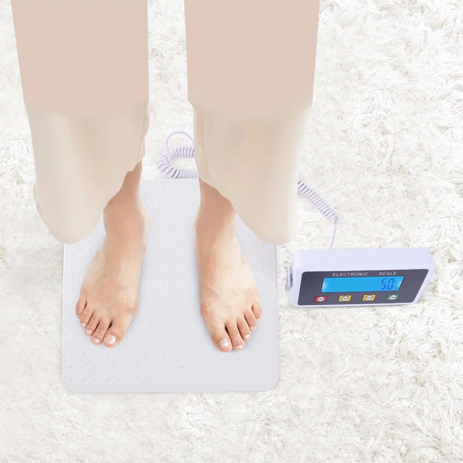 Weight High-precision Physician Electronic Display Digital Large Scale Scale Body Scale 660lbs Scale ZhdnBhnos Duty Medical Wrestling Platform Heavy