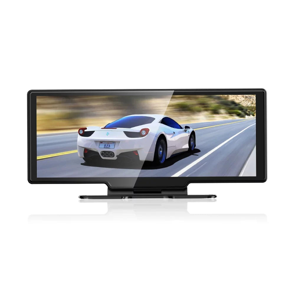 Calling Dash Auto Inch WiFi G-Sensing for Monitor Parking 10.26 Carplay Recorder Loop Support Camera Built-in Front Rear Driving Recording Shinysix 4K & DVR Hands-Free Android Touchscreen with