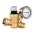 with Screened Durable Brass Inlet Filter Pressure RV System Valve Regulator Water for Plumbing Ideal Yabuy